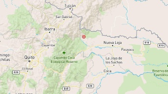 Registro del sismo en la provincia de Sucumbíos. (IG)