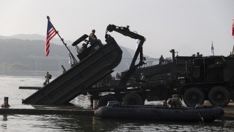 Foto de archivo de soldados estadounidenses llevando a cabo ejercicios militares (Foto de EFE)