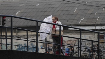 26 de septiembre del 2024  Lluvias empezaron a caer en el sur de Quito Fotos API/HENRY LAPO (HENRY LAPO)