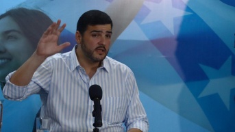 Imagen de archivo de Aquiles Álvarez, alcalde de Guayaquil, en 2023. (API/César Muñoz)