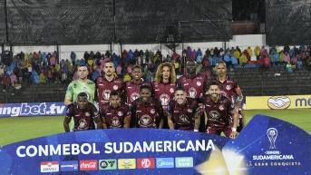 Mushuc Runa venció 3-2 al Palestino de Chile en la Copa Sudamericana. (API)