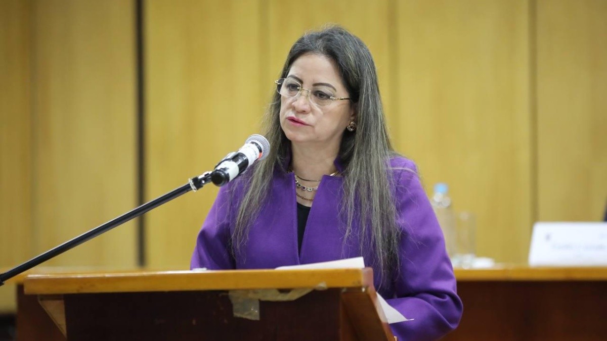 Imagen de Elena Nájera, vocal del Consejo Nacional Electoral, en una imagen de archivo. (Consejo Nacional Electoral)