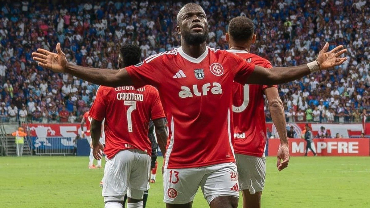 Enner Valencia lleva siete goles con el Inter de Porto Alegre en esta temporada. (Redes sociales)