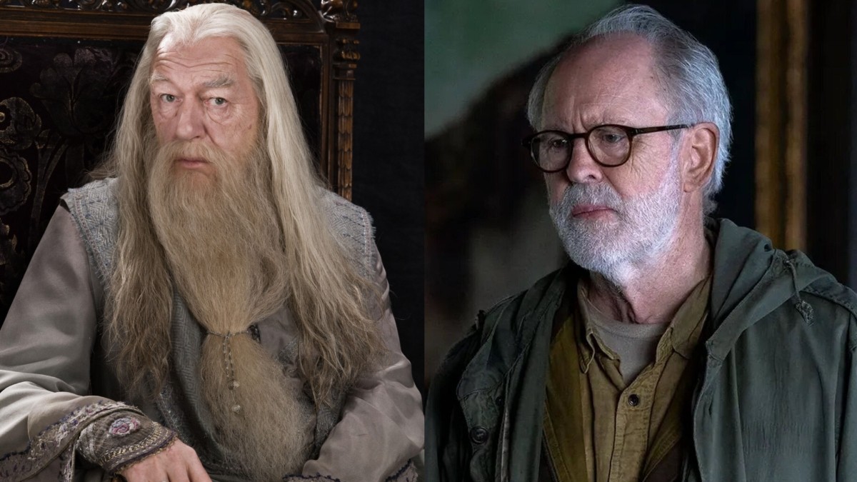 Dumbledore y Lithgow. (Ecuavisa)