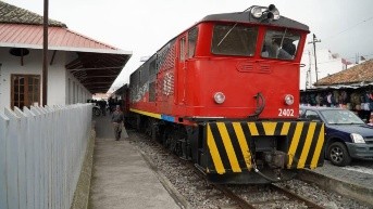 Imagen del Tren de Ibarra que se reactivará durante el feriado de Semana Santa. (Alcaldía de Ibarra)