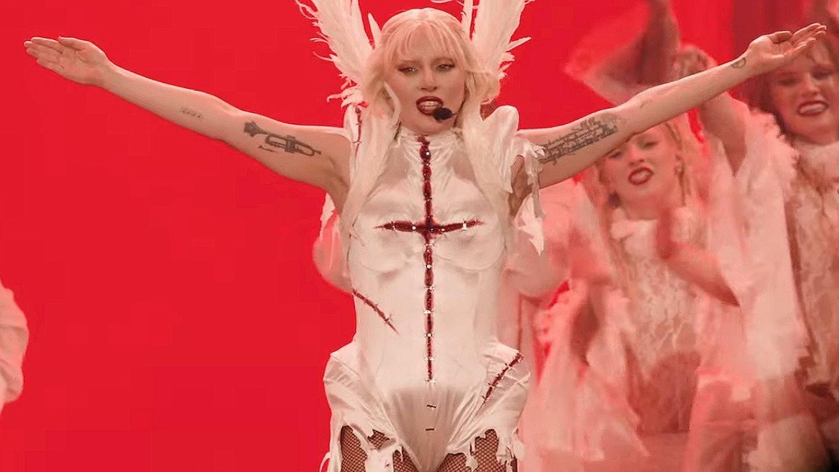 Lady Gaga en su presentación en Coachella 2025. (Foto: Internet.)