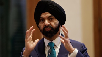 El presidente del Banco Mundial, Ajay Banga, en una foto de archivo. (Juan Pablo Pino / EFE)