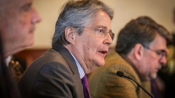 Guillermo Lasso fue presidente de Ecuador desde el 24 de mayo de 2021 hasta el 23 de noviembre de 2023. (Archivo)