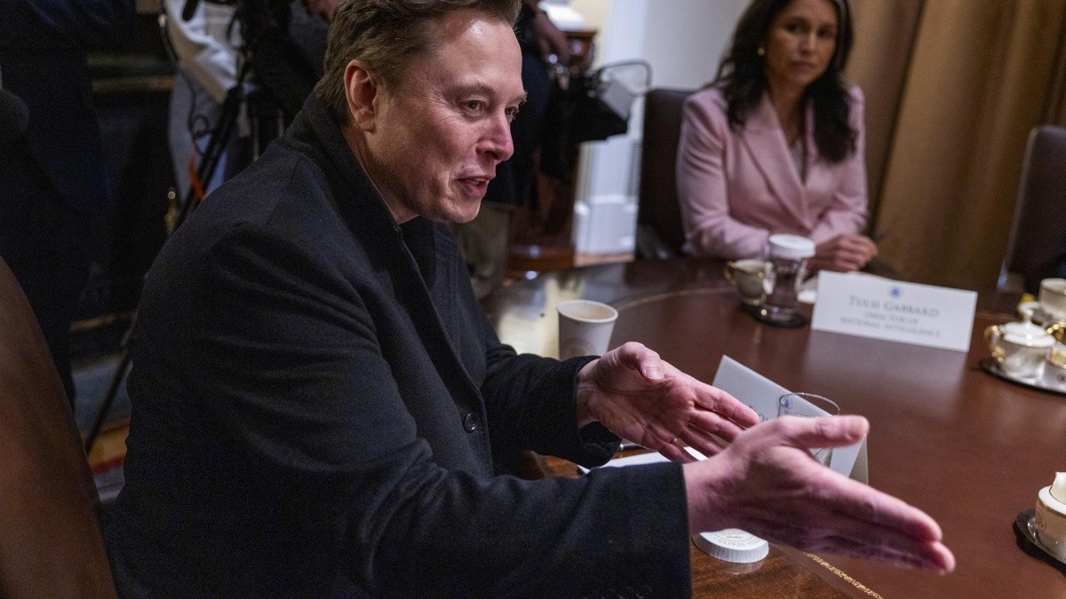 Fotografía del 10 de abril de 2025 de Elon Musk, CEO de Tesla y asesor principal del presidente de EE. UU. Donald Trump. (EFE)