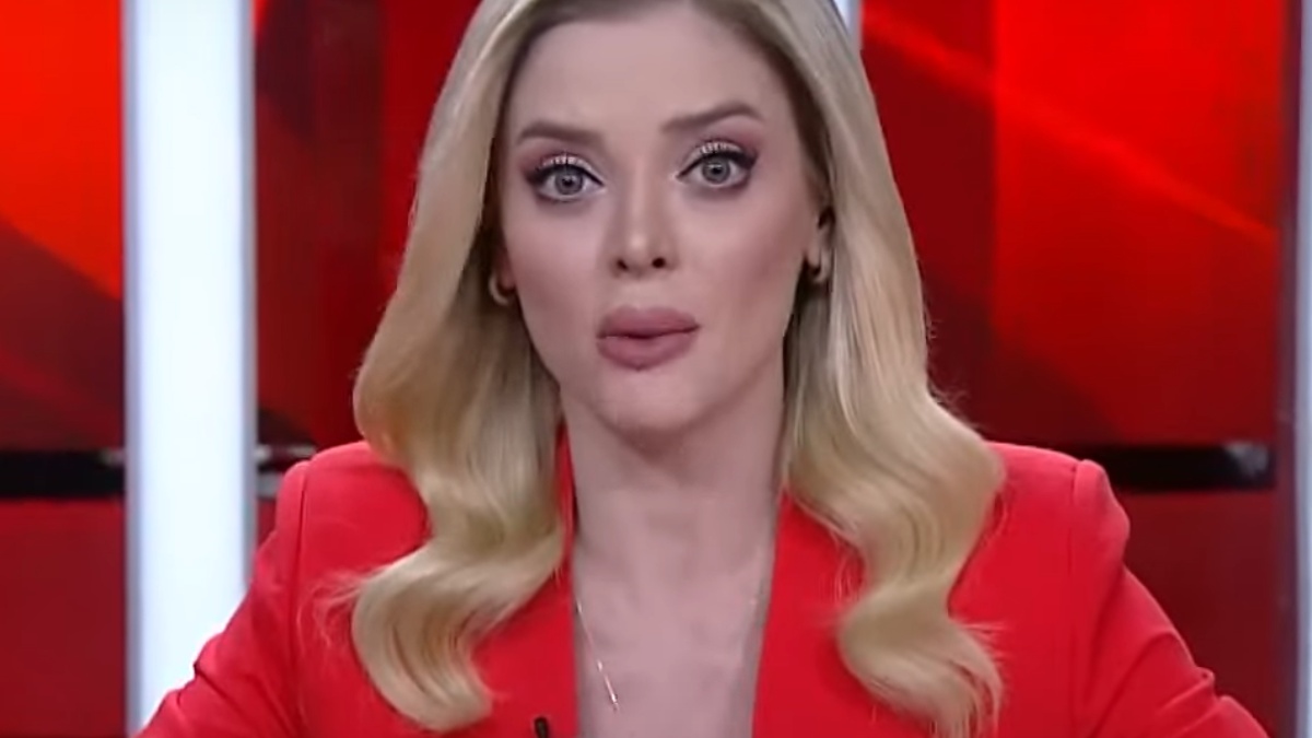 Meltem Bozbeyoğlu vivió el terremoto en una transmisión en vivo. (CNN)