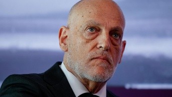 Javier Tebas, presidente de LaLiga, en rueda de prensa