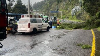 La zona donde ocurrió la emergencia, este sábado 26 de abril de 2025. (Cortesía del ECU 911)