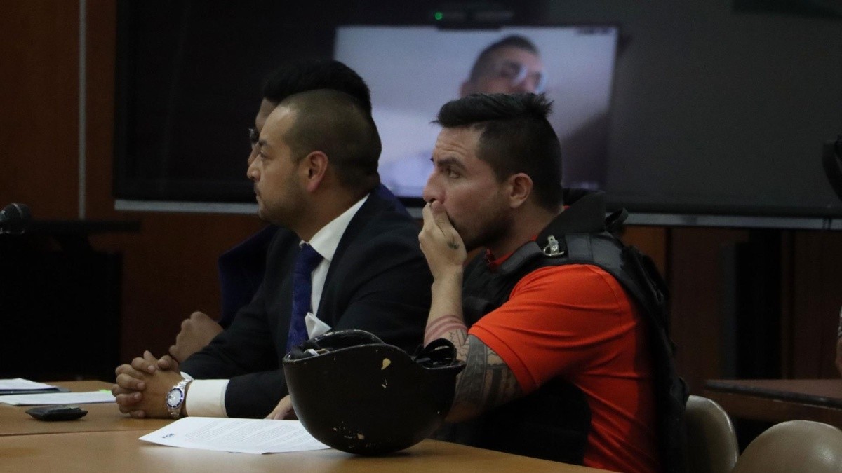 Imagen de archivo de Daniel Salcedo en la Corte Nacional de Justicia, cuando fue juzgado por el caso Metástasis. (API)