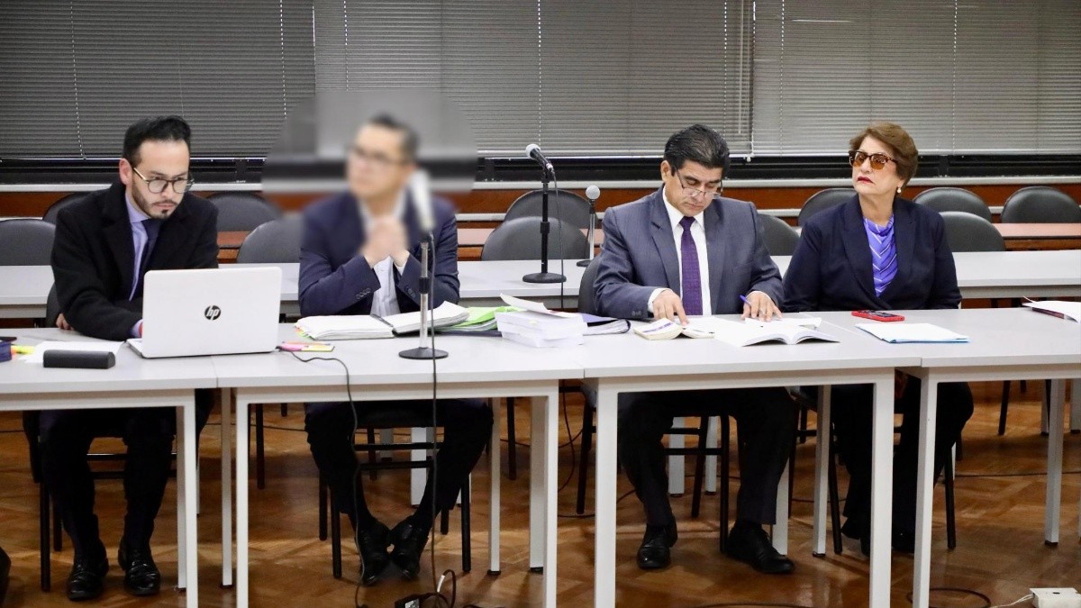 Wilman Terán en la audiencia de evaluación y preparatoria de juicio (Fiscalía General del Estado)