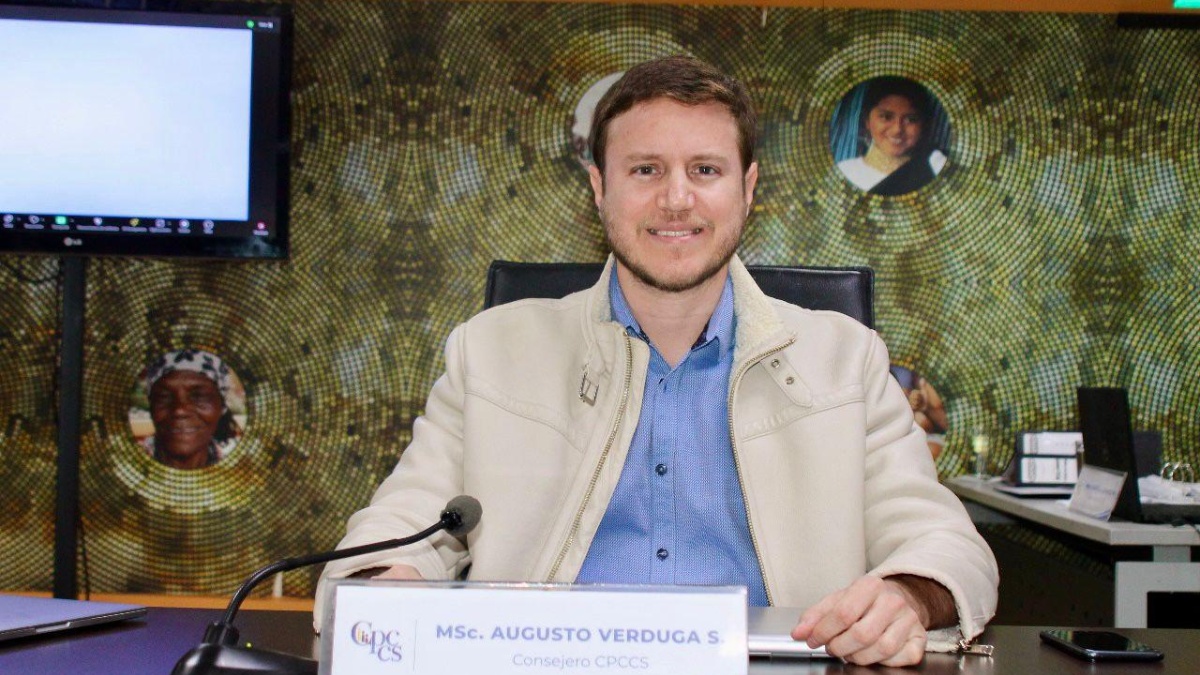 Augusto Verduga en el Consejo de Participación Ciudadana y Control Social. (Flickr Cpccs)