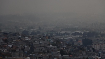 Lluvias en la Capital en distintos sectores. (API)