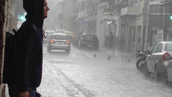 Día lluvioso en Ecuador. (API)