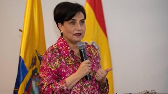 Imagen referencial de Gabriela Sommerfeld. (X de Cancillería)