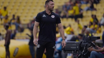 Juan Grabowski criticó el arbitraje de Álex Cajas en el Vinotinto FC vs. Barcelona SC. (API)