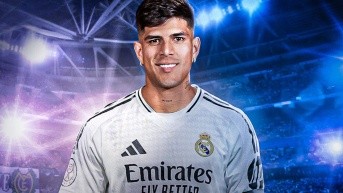 Piero Hincapié, en una foto ilustración que lo sitúa como posible fichaje del Real Madrid. (JOPSE GUEVARA)