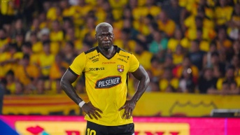 Felipe Caicedo puede regresar para disputar la Copa Libertadores con Barcelona SC. (API)