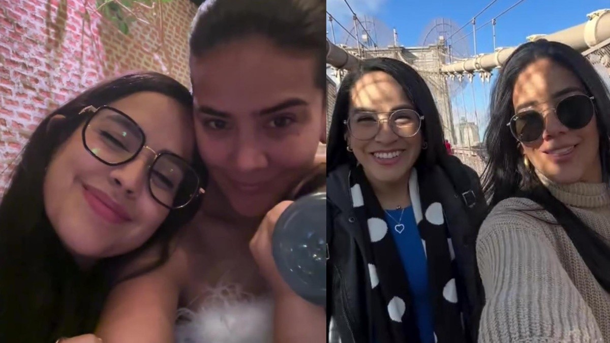 Imagen de Michela Pincay junto a su hermana Iesmin, publicado en su cuenta de Instagram. (@michelapinbu (Instagram))