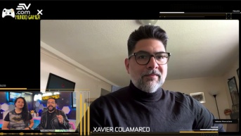 Xavier Colamarco en entrevista con Mundo Gamer, de Ecuavisa (Captura de pantalla)