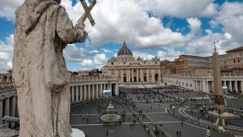 Plaza de San Pedro, en la Ciudad del Vaticano. (EFE)