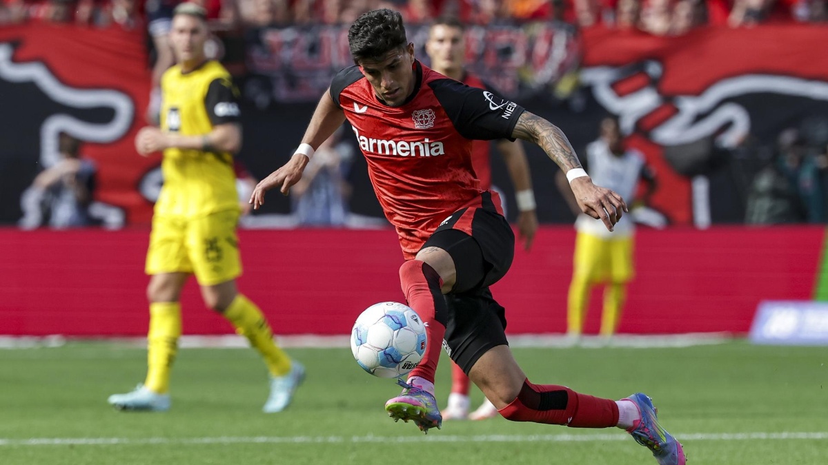 El último partido de Xabi Alonso con el Bayer Leverkusen en condició n de local. (EFE)