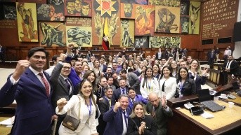 Bancada de ADN tras la sesión inaugural de la Asamblea Nacional, 14 de mayo de 2025 (Flickr-Asamblea Nacional)