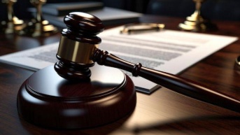 Imagen referencial de un martillo de juez. (Freepik)