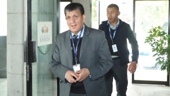 Wilson Toainga, fiscal general del Estado, en la audiencia del caso Metástasis en la Corte Nacional de Justicia. (API)