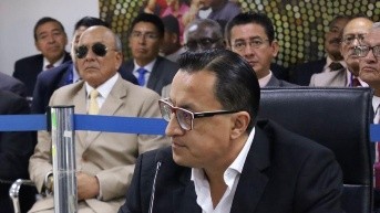 David Rosero en el Consejo de Participación Ciudadana. (Cpccs)