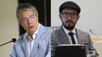 A la izquierda, Guillermo Lasso; a la derecha, Andersson Boscán. (Composición)