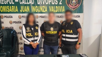 Ex militar ecuatoriano fue capturado en Perú por femicidio de su pareja en Santo Domingo. (Policía Nacional)