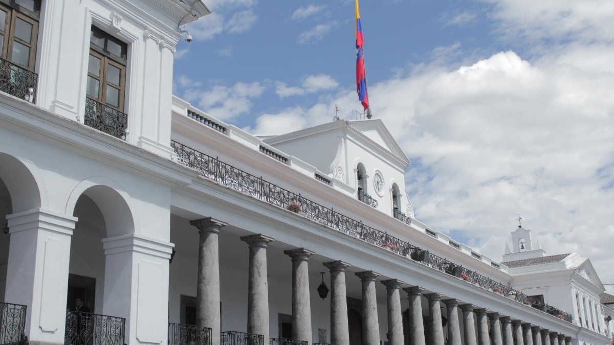 La fachada externa del Palacio de Carondelet. (Internet)
