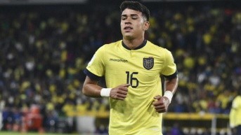 Kendry Páez en un partido con la selección de Ecuador (Foto: Internet)