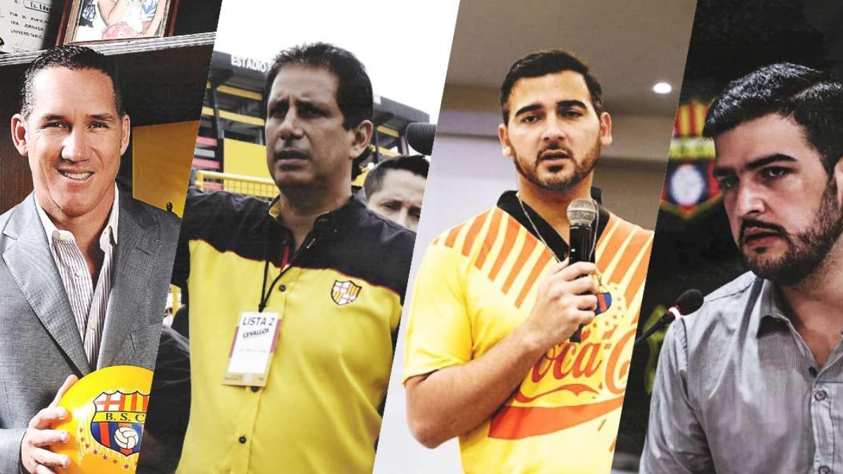 Eduardo Maruri, José Francisco Cevallos, Antonio y Aquiles Álvarez. (Ecuavisa)