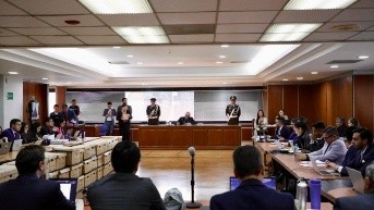 La audiencia en la Corte Nacional de Justicia (CNJ). (Cortesía de Fiscalía)