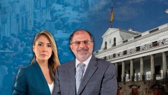 Henry Kronfle y Dallyana Passailaigue, el binomio presidencial del Partido Social Cristiano (Ecuavisa)