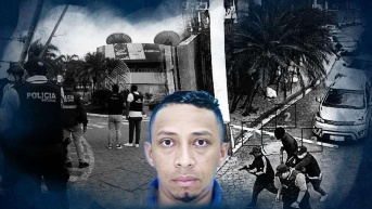 El de enero del 2025 se cumple un año del asalto al canal TC Televisión por un grupo terrorista. (Composición Ecuavisa.)