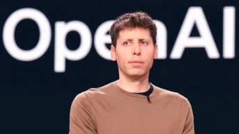 Sam Altman, director ejecutivo de OpenAI, en una fotografía de mayo de 2024. (AFP)