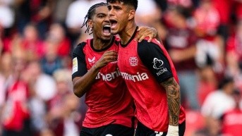 Piero Hincapié, celebrando su pase gol. (Archivo)