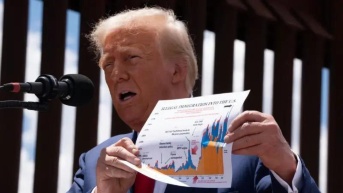 La migración fue el principal tema de campaña de Donald Trump. (Internet)