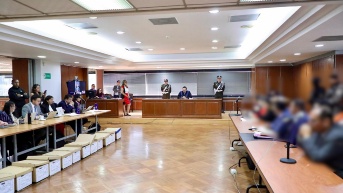 Audiencia de juicio de Lenin Vimos. (Fiscalía)