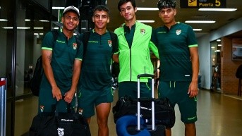 Jugadores de la selección de Bolivia viajan a Venezuela para el Sudamericano Sub 20 (Foto: Internet)