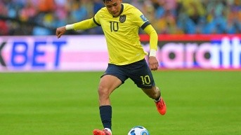 Kendry Páez en un partido con la selección de Ecuador (RODRIGO BUENDIA / AFP)
