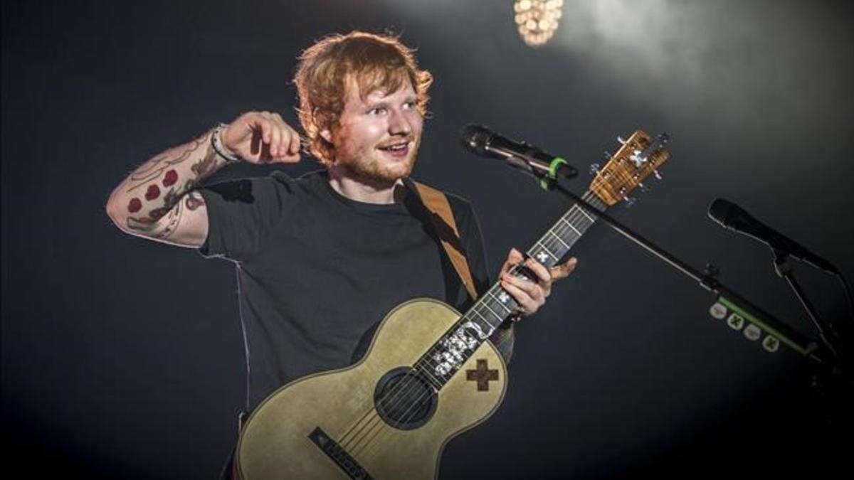 Fotografía del cantante Ed Sheeran (INTERNET)