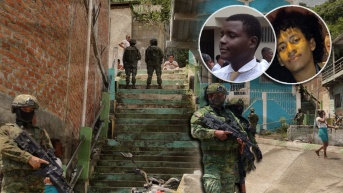 Nevil Mina y Jair Cheme, de 19 y 20 años, aparecieron muertos en Esmeraldas una semana después de haber sido detenidos por supuestos militares. (Composición Ecuavisa)