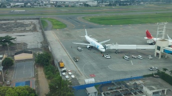 Un nuevo vuelo con migrantes deportados desde Estados Unidos llegó a Guayaquil el 28 de enero. (Cortesía)